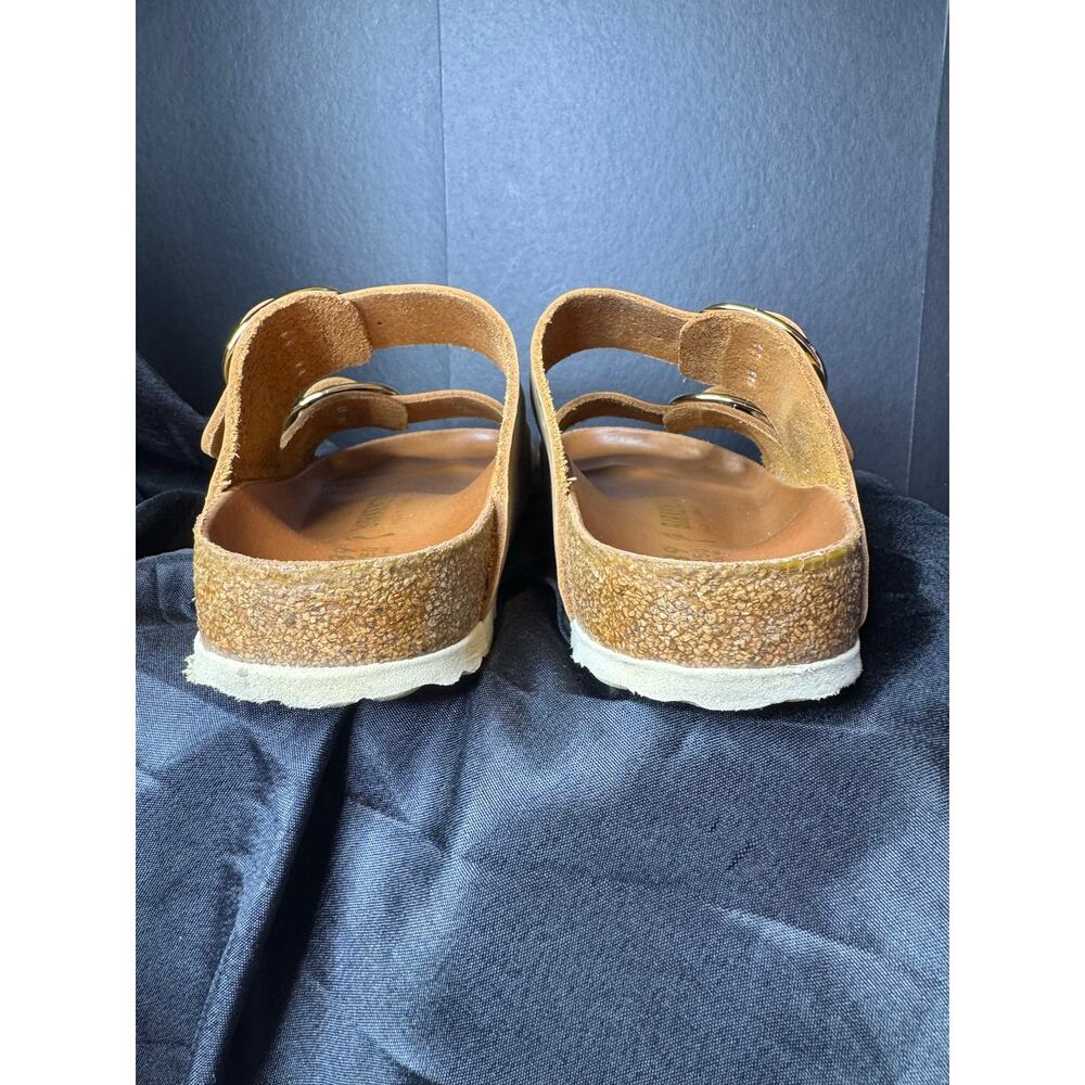 BIRKENSTOCK ARIZONA BIG BUCKLE SANDALS ANTIQUE COGNAC OILED - Picture 7 of 9